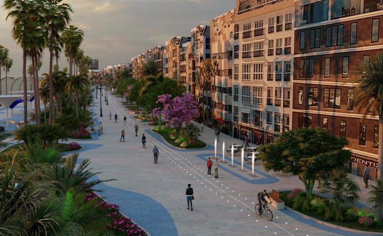 La avenida de España en Estepona cambiará por completo su estética tras